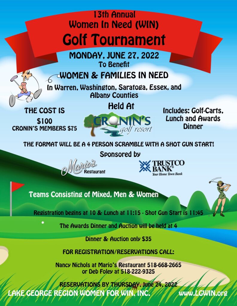 13th Annual Women In Need (WIN) Golf Tournament